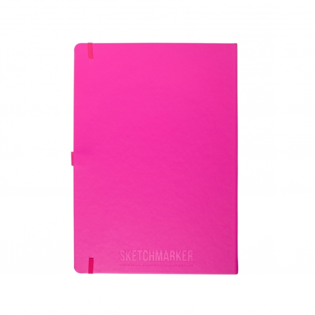 Блокнот для зарисовок Sketchmarker 140г/кв.м 21*29.7см 80л твердая обложка Неоновая фуксия Блокнот для зарисовок Sketchmarker 140г/кв.м 21*29.7см 80л твердая обложка Неоновая фуксия