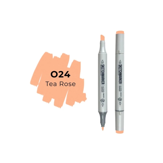 Маркер SKETCHMARKER двухсторонний на спирт.основе цв.O24 Чайная Роза
