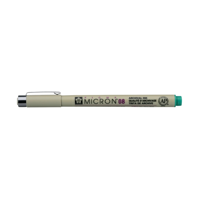 Ручка капиллярная Pigma Micron 0.5мм Зеленый