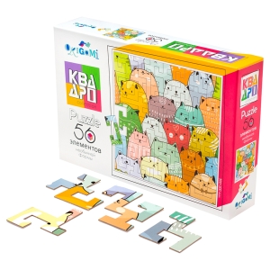 Пазл  56 эл. Origami "Квадро. Коты"