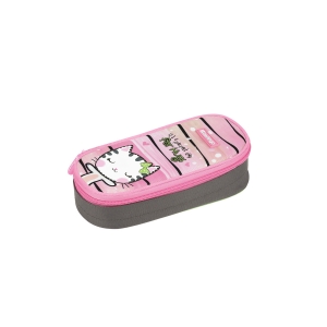 Пенал корпусный 1 отделение, 195*85*50 Berlingo "Cat Hugs", полиэстер Пенал корпусный 1 отделение, 195*85*50 Berlingo "Cat Hugs", полиэстер