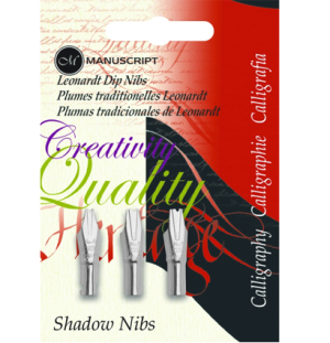 Набор перьев Manuscript Shadow 3шт блистер,