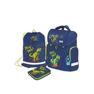 Ранец Forst F-Set "Catch up", 35*29*16 см, 1 отделение, 3 кармана, анатомическая спинка, пенал, мешок для обуви