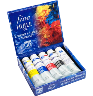Набор масляных красок FINE 5цв*40мл,