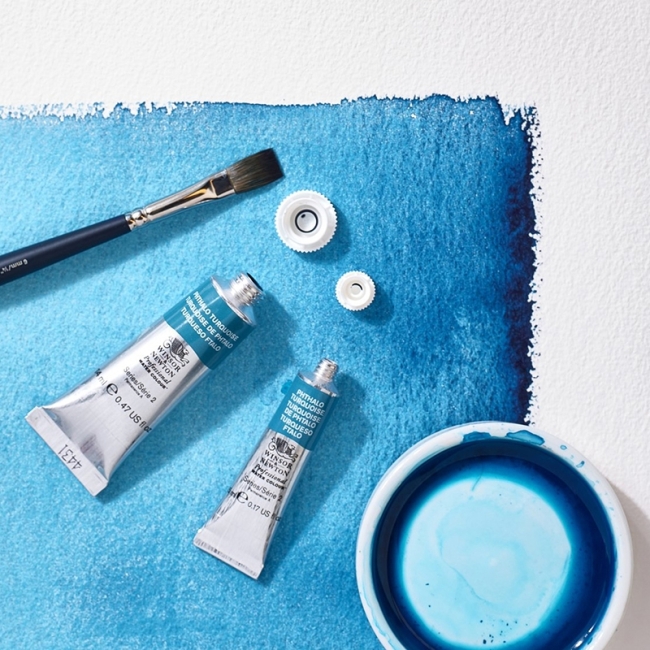 Акварель художественная, 5 мл, бирюзовый фтало '04