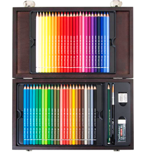 Карандаши акварельные художественные Faber-Castell "Albrecht Durer", 48шт. + аксессуары, дерев. кор.