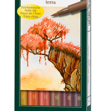 Набор брашпенов "Оттенки Земли" Faber-Castell Pitt Artist Pen Brush 6 цветов купить в художественном магазине ArtCraft.Space с доставкой по РФ и СНГ Набор брашпенов "Оттенки Земли" Faber-Castell Pitt Artist Pen Brush 6 цветов купить в художественном магазине ArtCraft.Space с доставкой по РФ и СНГ