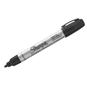 Маркер перманентный Sharpie "MTL SM", черный, пулевидный, 2,5мм