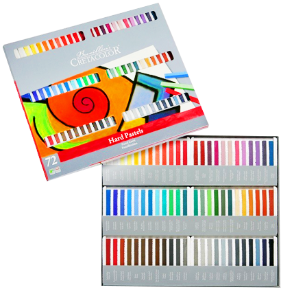 Пастель сухая Cretacolor Pastel Carre необожженая набор 72 цвета купить в магазине ArtCraft.Space с доставкой по всему миру