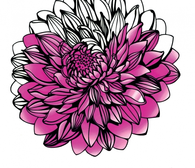 Наборы маркеров из 5 штук "Цветочные оттенки"