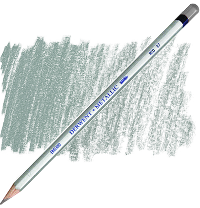 Набор цветных карандашей с цветом металлик Derwent Metallic 12 штук в фирменном пенале купить в художественном магазине ArtCraft.Space с доставкой по РФ и СНГ