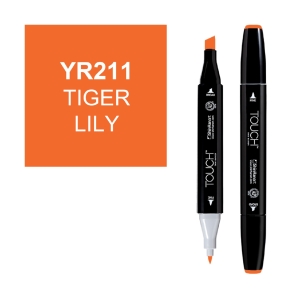Маркер двухсторонний спиртовой TOUCH TWIN YR211 Оранжевая тигровая лилия Маркер двухсторонний спиртовой TOUCH TWIN YR211 Оранжевая тигровая лилия