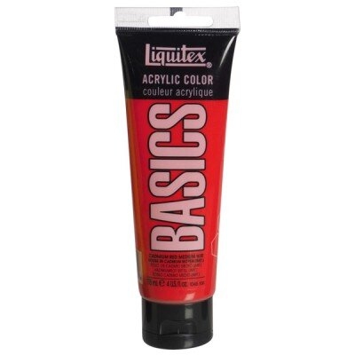 Краска акриловая Liquitex Basics №151 кадмий красный средний имит 118 мл купить в художественном магазине ArtCraft.Space с доставкой по всему миру