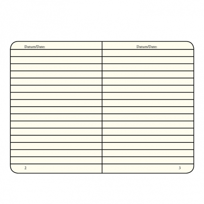 Блокнот Leuchtturm1917 Classic A6 (9x15см.) 80г/м2 - 187 стр. в линейку, твердая обложка, цвет: Черный