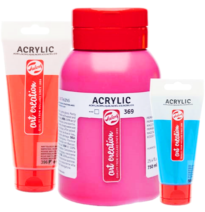 Набор акриловых красок Art Creation Acrylic для рисования 6 цветов в тубах по 75 мл купить в художественном магазине ArtCraft.Space с доставкой по РФ и СНГ