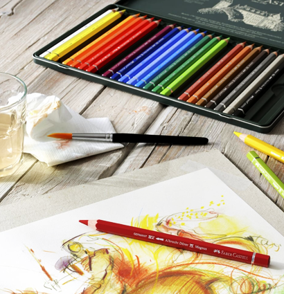 Акварельные карандаши Faber Castell Albrecht Durer (Альбрехт Дюрер) в наборе 60 цветов для профессиональных художников купить в магазине ArtCraft.Space Акварельные карандаши Faber Castell Albrecht Durer (Альбрехт Дюрер) в наборе 60 цветов для профессиональных художников купить в магазине ArtCraft.Space