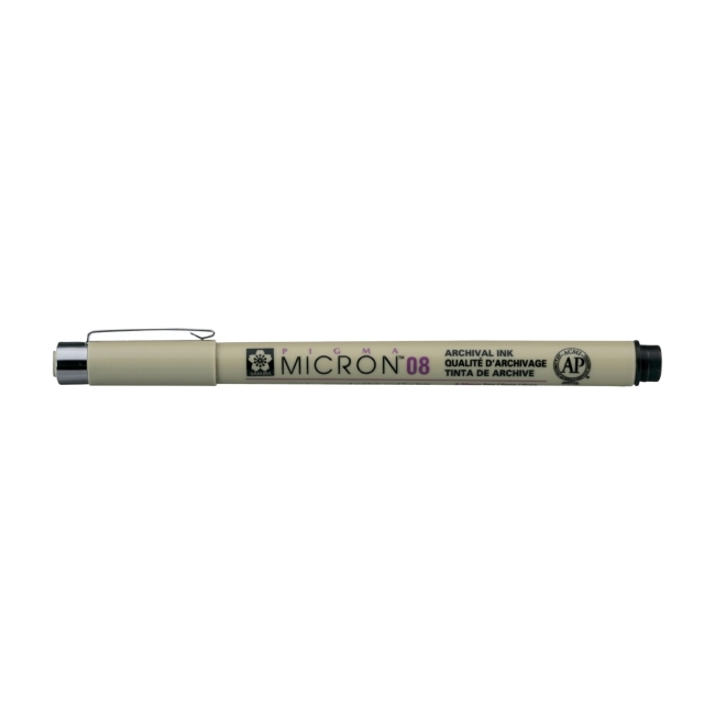 Ручка капиллярная Pigma Micron 0.5мм Черный