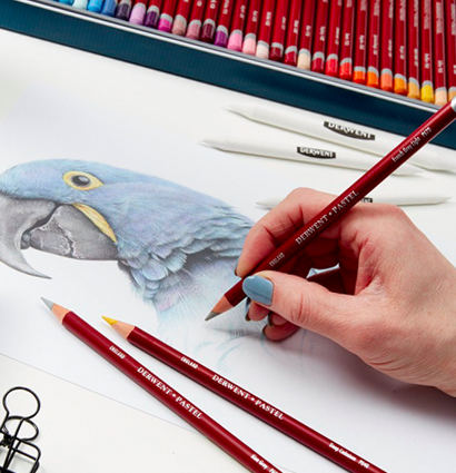 Набор пастельных карандашей Derwent Pastel Pencils 12 цветов в металлическом кейсе купить в фирменном магазине товаров для рисования ArtCraft.Space с доставкой по РФ и СНГ