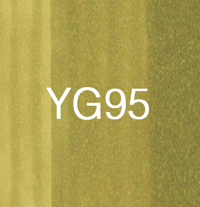 Маркер с кистью Copic Sketch YG95 Pale Olive / Оливковый бледный поштучно купить в официальном магазине Копик Клаб / ArtCraft.Space с доставкой по всему миру