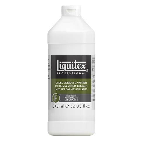 Медиум-лак глянцевый Liquitex Gloss Medium&Varnish для акриловой живописи 946 мл купить в художественном магазине ArtCraft.Space с доставкой по всему миру