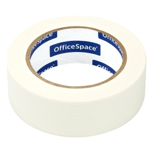 Клейкая лента малярная OfficeSpace, 38мм*50м, ШК Клейкая лента малярная OfficeSpace, 38мм*50м, ШК