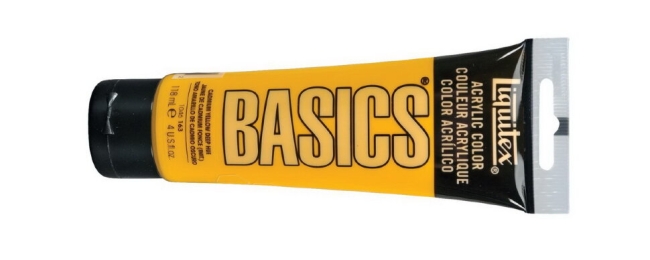 Краска акриловая Liquitex Basics №163 кадмий желтый темный 118 мл купить в художественном магазине ArtCraft.Space с доставкой по всему миру