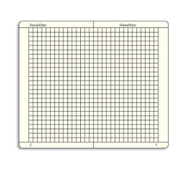 Блокнот Leuchtturm1917 Classic A6 (9x15см.) 80г/м2 - 187 стр. в клетку, твердая обложка, цвет: Черный