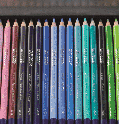 Van Gogh Royal Talens Basic 36 набор цветных карандашей в фирменном кейсе купить в художественном магазине ArtCraft.Space с доставкой по РФ и СНГ