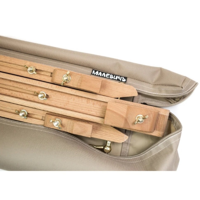 Сумка-чехол для деревянного мольберта-треноги Малевичъ бежевая на плечо купить в художественном магазине ArtCraft.Space с доставкой по всему миру