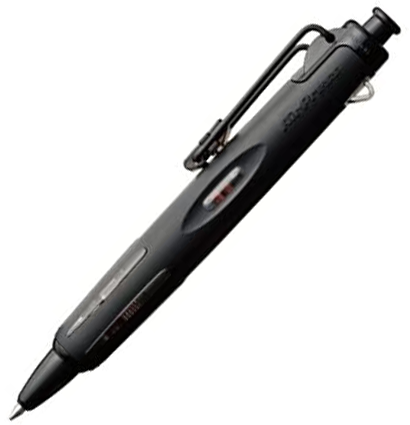 Ручка шариковая автоматическая Tombow AIRPRESS черная (черный корпус, линия 0.7) ПОД ЗАКАЗ,