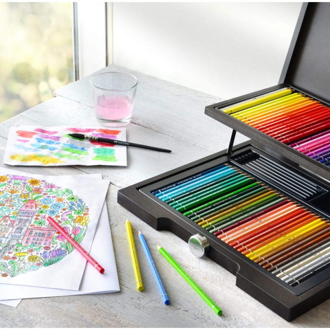 Акварельные карандаши Faber Castell Albrecht Durer в наборе 72 цвета коллекционное издание в шкатулке купить в магазине ArtCraft.Space с доставкой по всему миру Акварельные карандаши Faber Castell Albrecht Durer в наборе 72 цвета коллекционное издание в шкатулке купить в магазине ArtCraft.Space с доставкой по всему миру