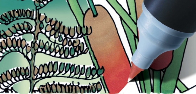 Наборы маркеров из 5 штук "Натуральные тона"