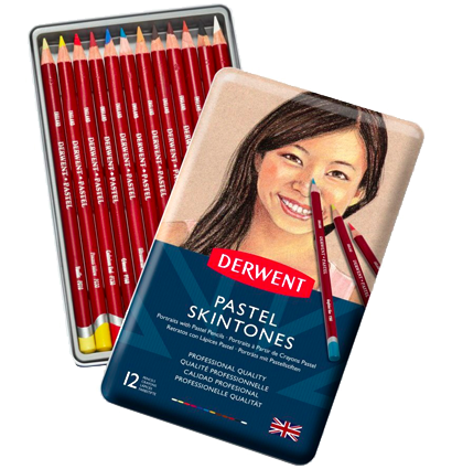 Набор пастельных карандашей Derwent Pastel Pencils 12 цветов для портретов (оттенки кожи) купить в фирменном художественном магазине ArtCraft.Space с доставкой по РФ и СНГ