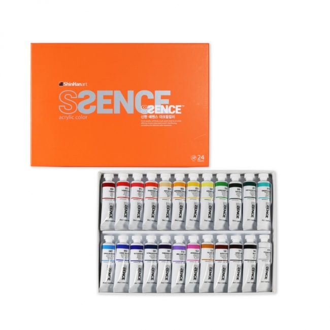 Набор акриловых красок ShinHan Ssence 24 тубы по 20мл в картонной упаковке Набор акриловых красок ShinHan Ssence 24 тубы по 20мл в картонной упаковке