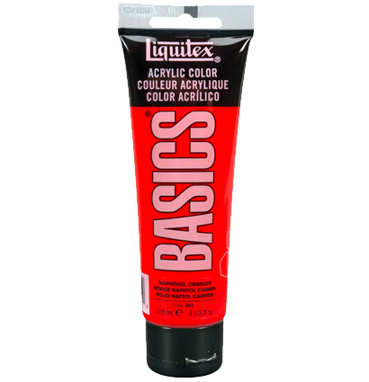 Краска акриловая Liquitex Basics №292 нафтол малиновый 118 мл купить в художественном магазине ArtCraft.Space с доставкой по всему миру