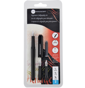 Набор пишущих узлов Manuscript Beginner 3 с аксессуарами блистер,