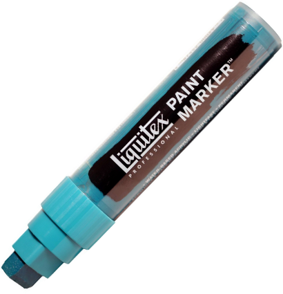 Маркер акриловый Liquitex Paint Marker широкий 15 мм 169 кобальт бирюзовый купить в магазине маркеров ArtCraft.Space