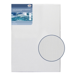 Холст на подрамнике Гамма "Студия", 50*70см, 100% хлопок, 400г/м2, крупное зерно Холст на подрамнике Гамма "Студия", 50*70см, 100% хлопок, 400г/м2, крупное зерно