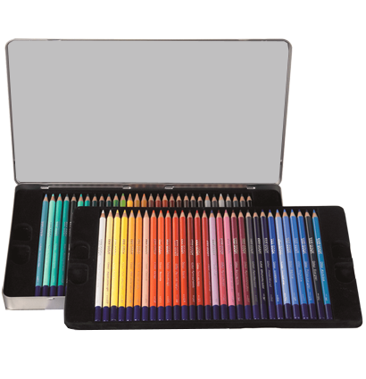 Van Gogh Royal Talens Basic 60 набор цветных карандашей в фирменном кейсе купить в художественном магазине ArtCraft.Space с доставкой по РФ и СНГ