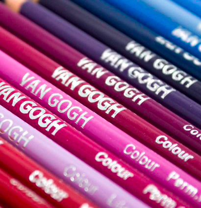 Van Gogh Royal Talens Basic 60 набор цветных карандашей в фирменном кейсе купить в художественном магазине ArtCraft.Space с доставкой по РФ и СНГ