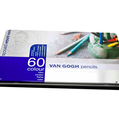 Van Gogh Royal Talens Basic 60 набор цветных карандашей в фирменном кейсе купить в художественном магазине ArtCraft.Space с доставкой по РФ и СНГ