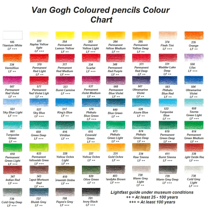 Van Gogh Royal Talens Basic 60 набор цветных карандашей в фирменном кейсе купить в художественном магазине ArtCraft.Space с доставкой по РФ и СНГ