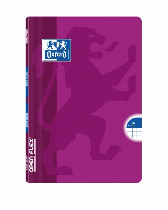Тетрадь общая OXFORD Open flex А5 60л клетка в ассортименте,