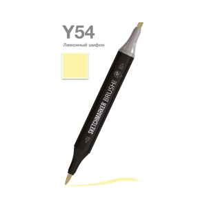 Маркер SKETCHMARKER Brush двухсторонний на спирт.основе цв.Y54 Лимонный шиифон Маркер SKETCHMARKER Brush двухсторонний на спирт.основе цв.Y54 Лимонный шиифон