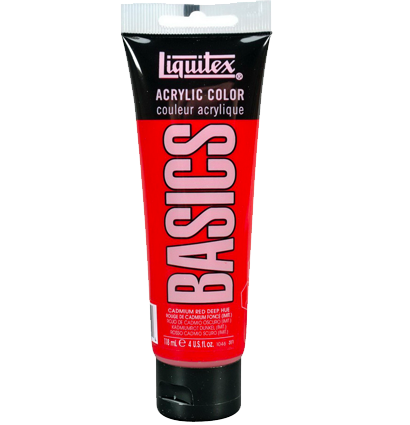 Краска акриловая Liquitex Basics №311 кадмий красный темный имит 118 мл купить в художественном магазине ArtCraft.Space с доставкой по всему миру
