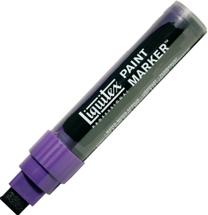 Маркер акриловый Liquitex Paint Marker широкий 15 мм 186 диоксазин фиолетовый купить в магазине маркеров ArtCraft.Space