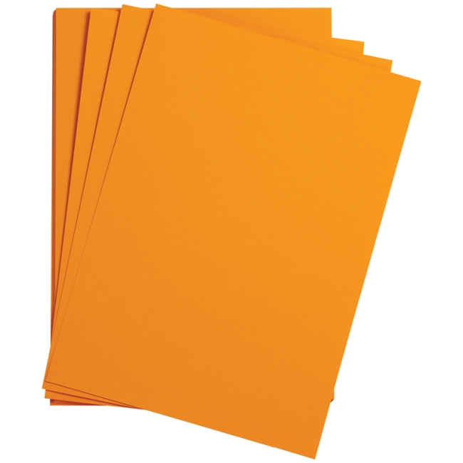 Цветная бумага 500*650мм, Clairefontaine "Etival color", 24л., 160г/м2, желтое солнце, легкое зерно, 30%хлопка, 70%целлюлоза