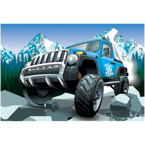 Пазл  24 эл. Maxi ТРИ СОВЫ "Внедорожник"