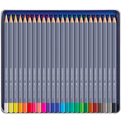Карандаши акварельные Goldfaber Aqua Faber-Castell 24 цвета в фирменном пенале купить в художественном магазине ArtCraft.Space с доставкой по РФ и СНГ Карандаши акварельные Goldfaber Aqua Faber-Castell 24 цвета в фирменном пенале купить в художественном магазине ArtCraft.Space с доставкой по РФ и СНГ