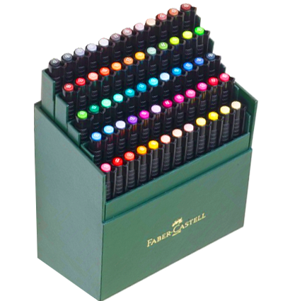 Набор маркеров Pitt Artist Pen Brush Faber Castell 60 цветов в кейсе купить в художественном магазине ArtCraft.Space с доставкой по РФ и СНГ Набор маркеров Pitt Artist Pen Brush Faber Castell 60 цветов в кейсе купить в художественном магазине ArtCraft.Space с доставкой по РФ и СНГ